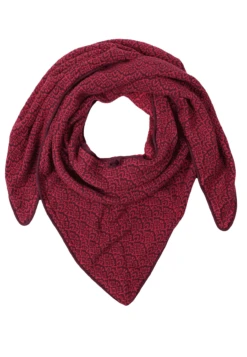 Dreieckstuch Elisabeth Fan - Plum