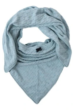 Dreieckstuch Elisabeth Merino - Ash Blue