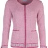 Strickjacke Mialotta Ribe - Red Violet