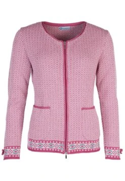 Strickjacke Mialotta Ribe - Red Violet