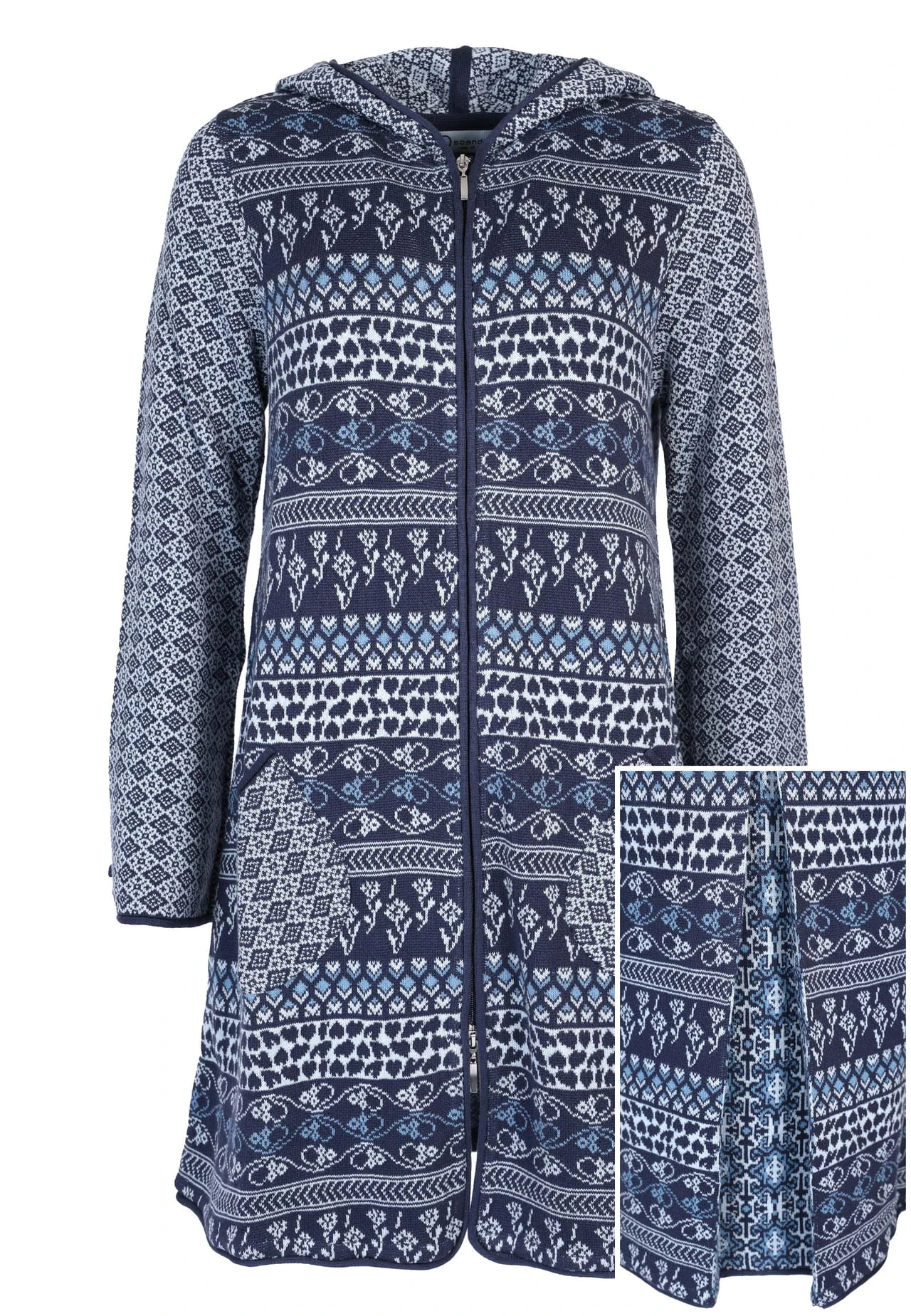 Strickmantel Britta Hygge - Navy