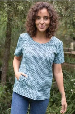 Bluse Ainis - Turquoise