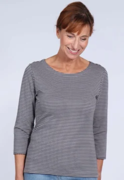 Langarmshirt Bea - Anthracite