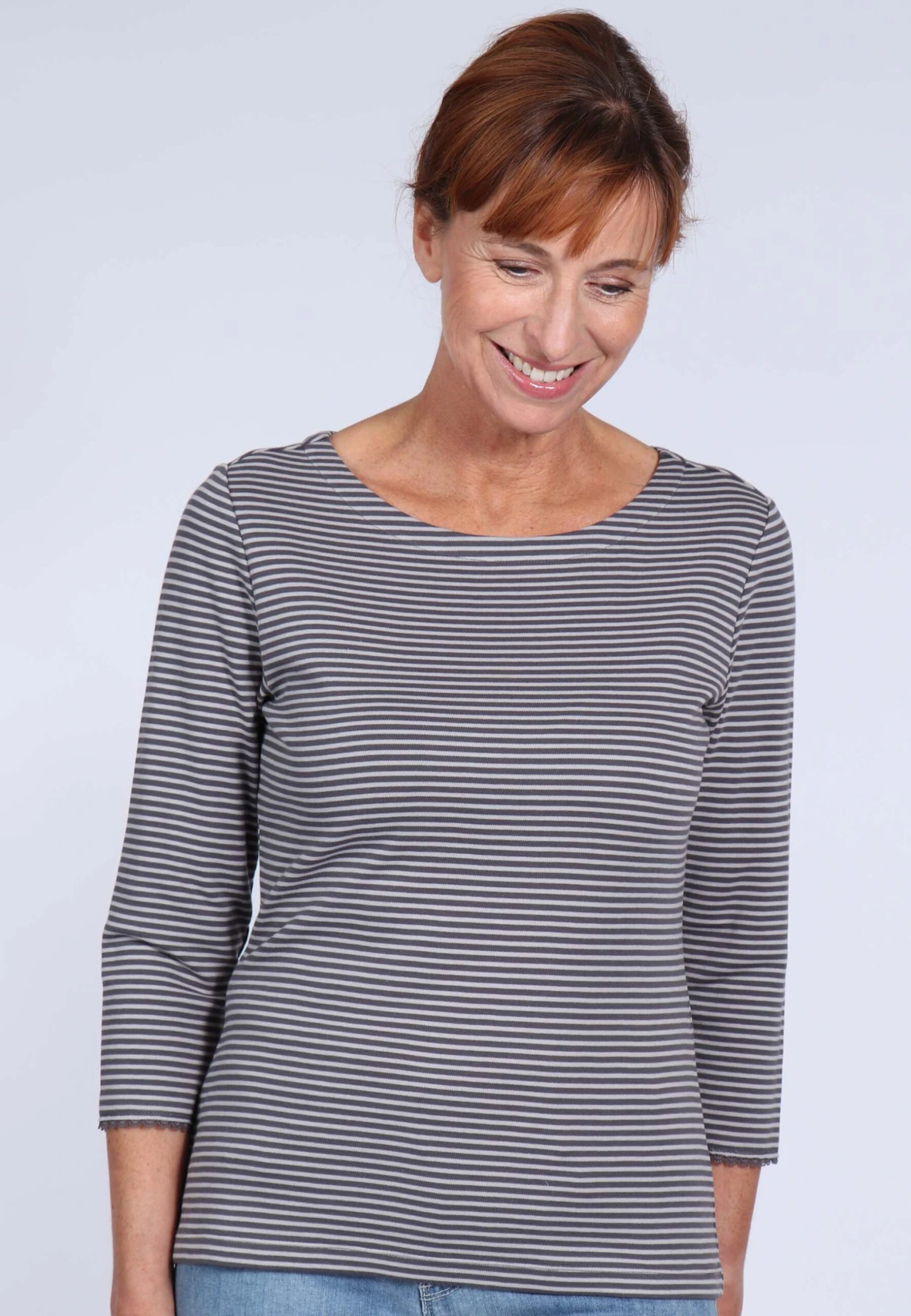 Langarmshirt Bea - Anthracite