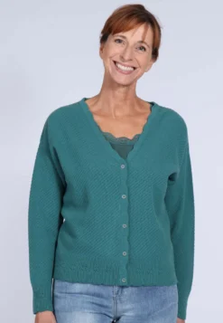 Strickjacke Jorid - Bottle Green