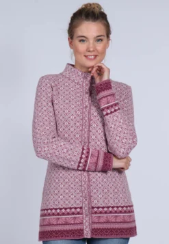 Strickmantel Erika - Tea Rose