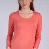 Langarmshirt Philia- Peach