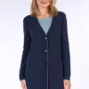 Strickmantel Adelheid - Navy