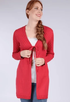 Strickmantel Mettie - Cardinal