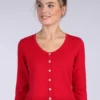 Strickjacke Liselotte - Rubin