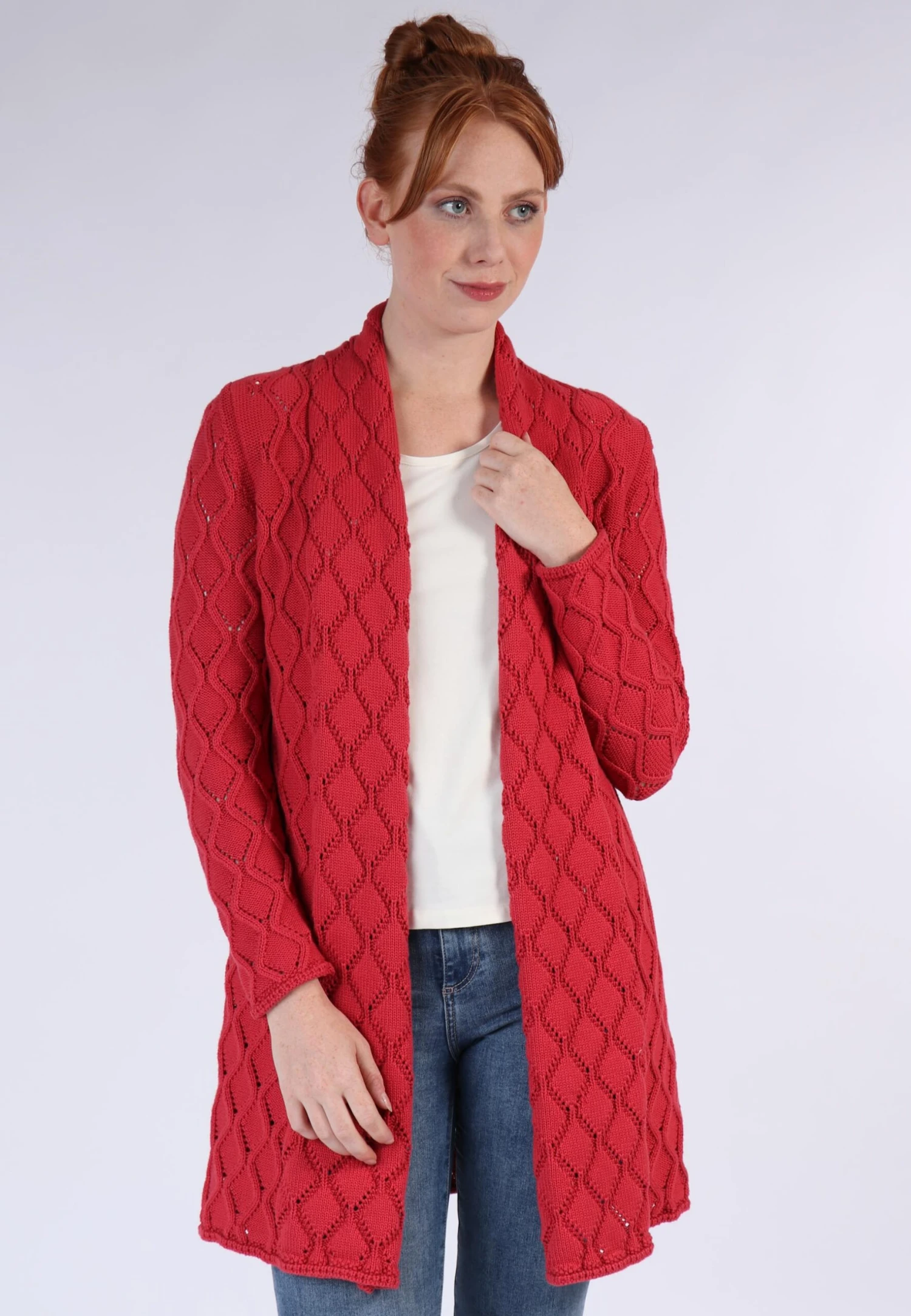 Strickmantel Ebbie - Cardinal