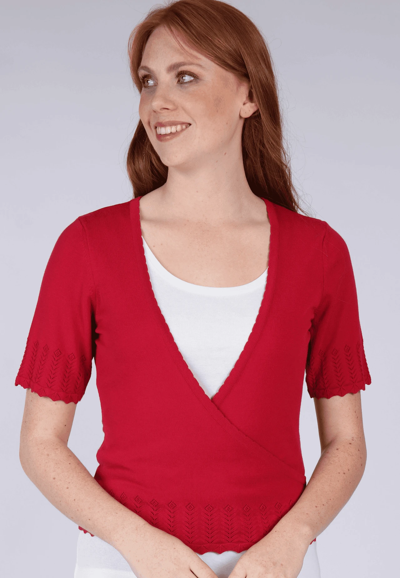 Strickjacke Suki - Rubin