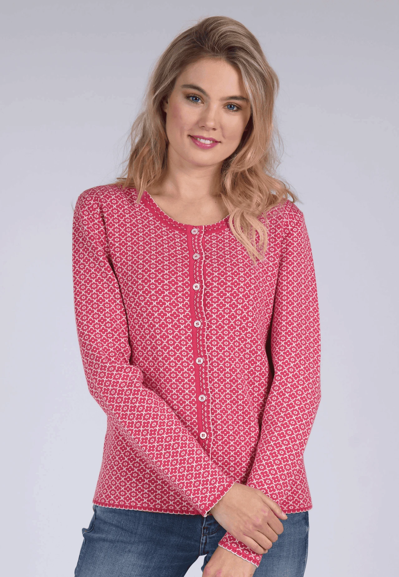 Strickjacke Gaia - Pink