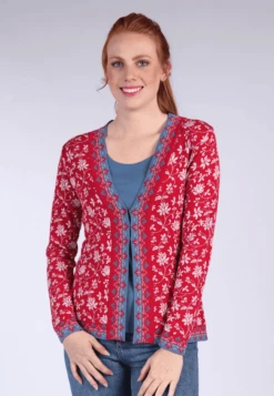 Strickjacke My - Rubin