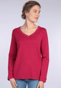 Langarmshirt Synni - Wine