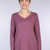 Langarmshirt Synni - Plum