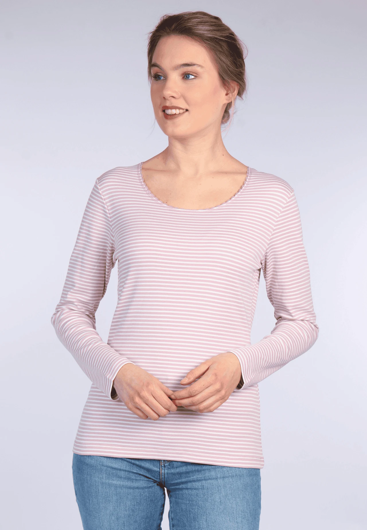 Langarmshirt Sandra- Rose