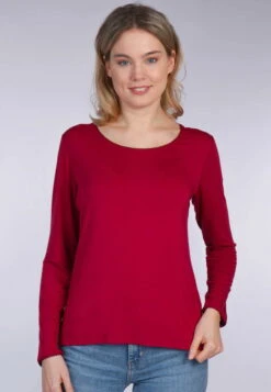 Langarmshirt Philia- Wine