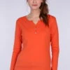 Langarmshirt Denja - Light Rust