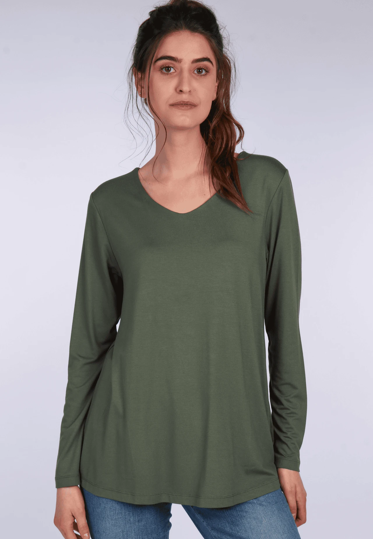 Langarmshirt Adisa - Thyme