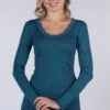 Langarmshirt Lynna - Deep Ocean