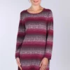 Strickkleid Janina - Plum