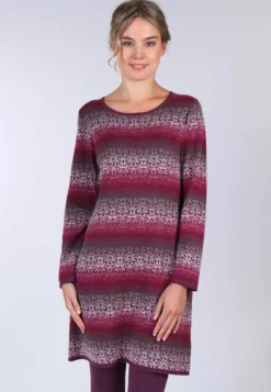 Strickkleid Janina - Plum