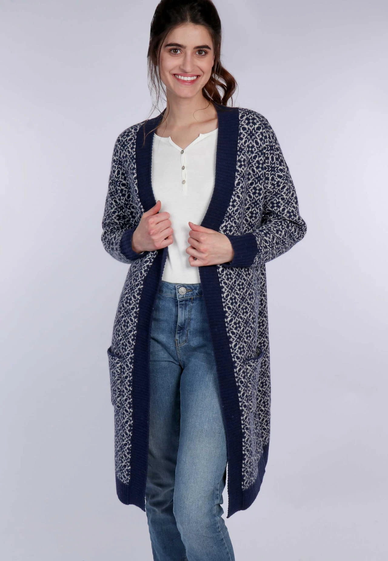 Strickjacke Tilke - Navy