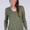 Strickjacke Vali - Olive