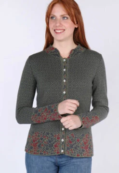 Strickjacke Simmy - Olive