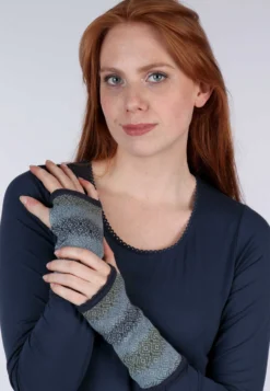 Handstulpe Lucy Stripe - Navy