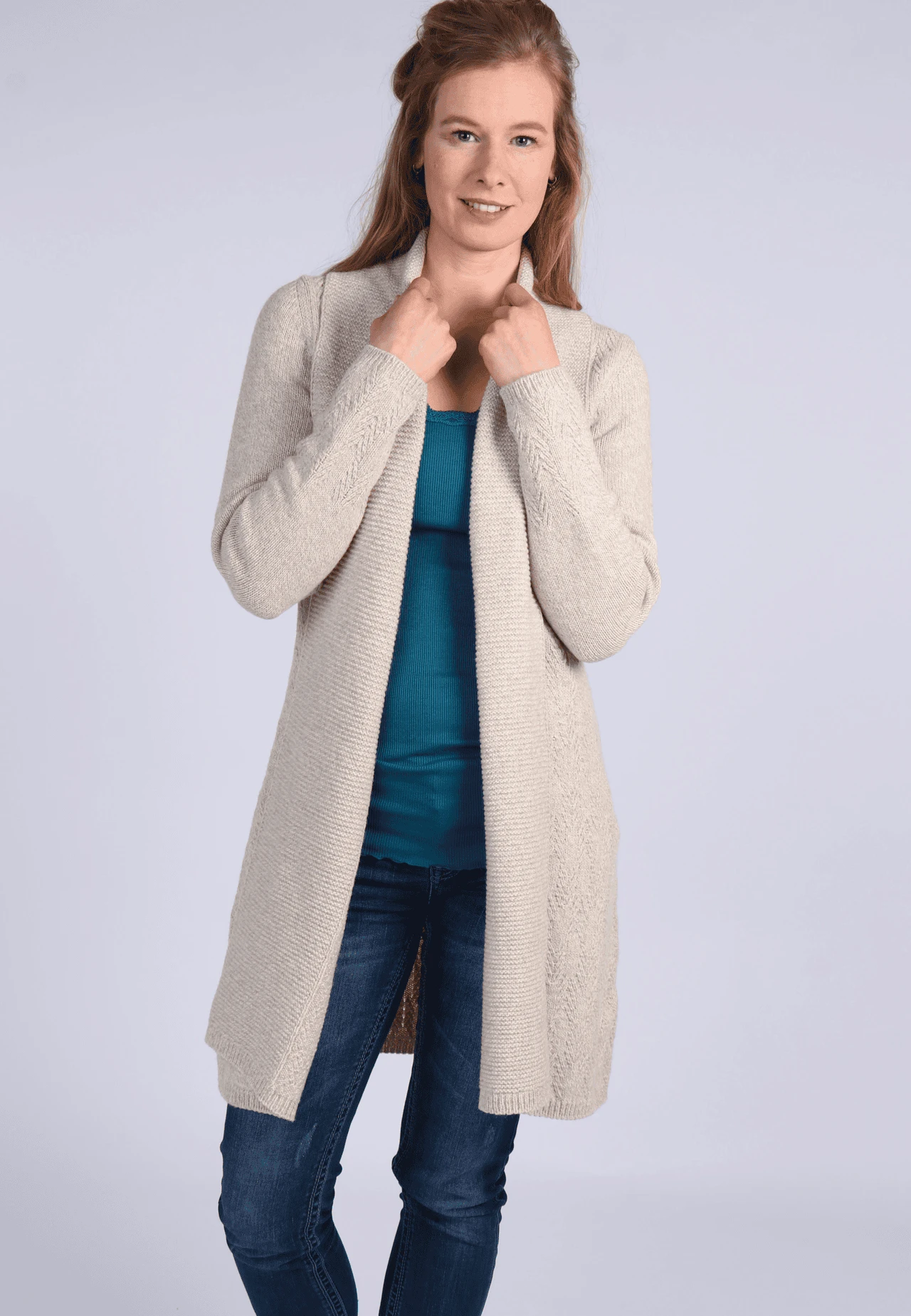 Strickjacke Walla - Sand