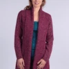 Strickjacke Walla - Plum