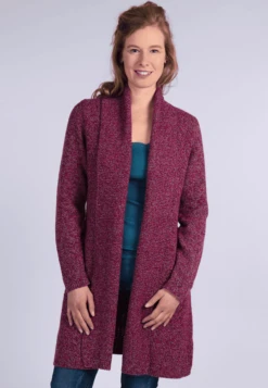 Strickjacke Walla - Plum