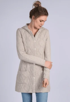 Strickmantel Aurora - Sand