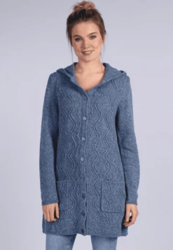 Strickmantel Aurora - Mosaic Blue