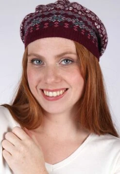 Strickmütze Mabra - Wine