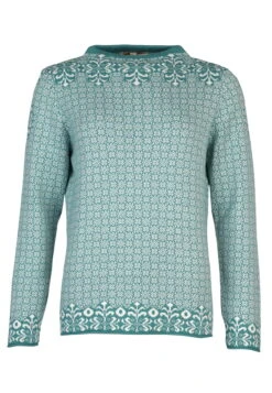 Strickpullover Dorit Geo - Deep Ocean