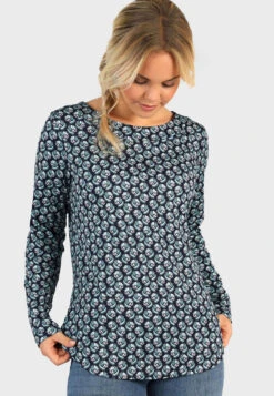 Langarmshirt Ninima- Navy