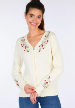 Strickjacke Brontee - Ivory