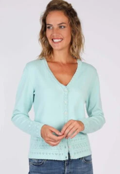 Strickjacke Amily - Pastel Blue
