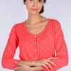Strickjacke Liselotte Daisy - Rouge