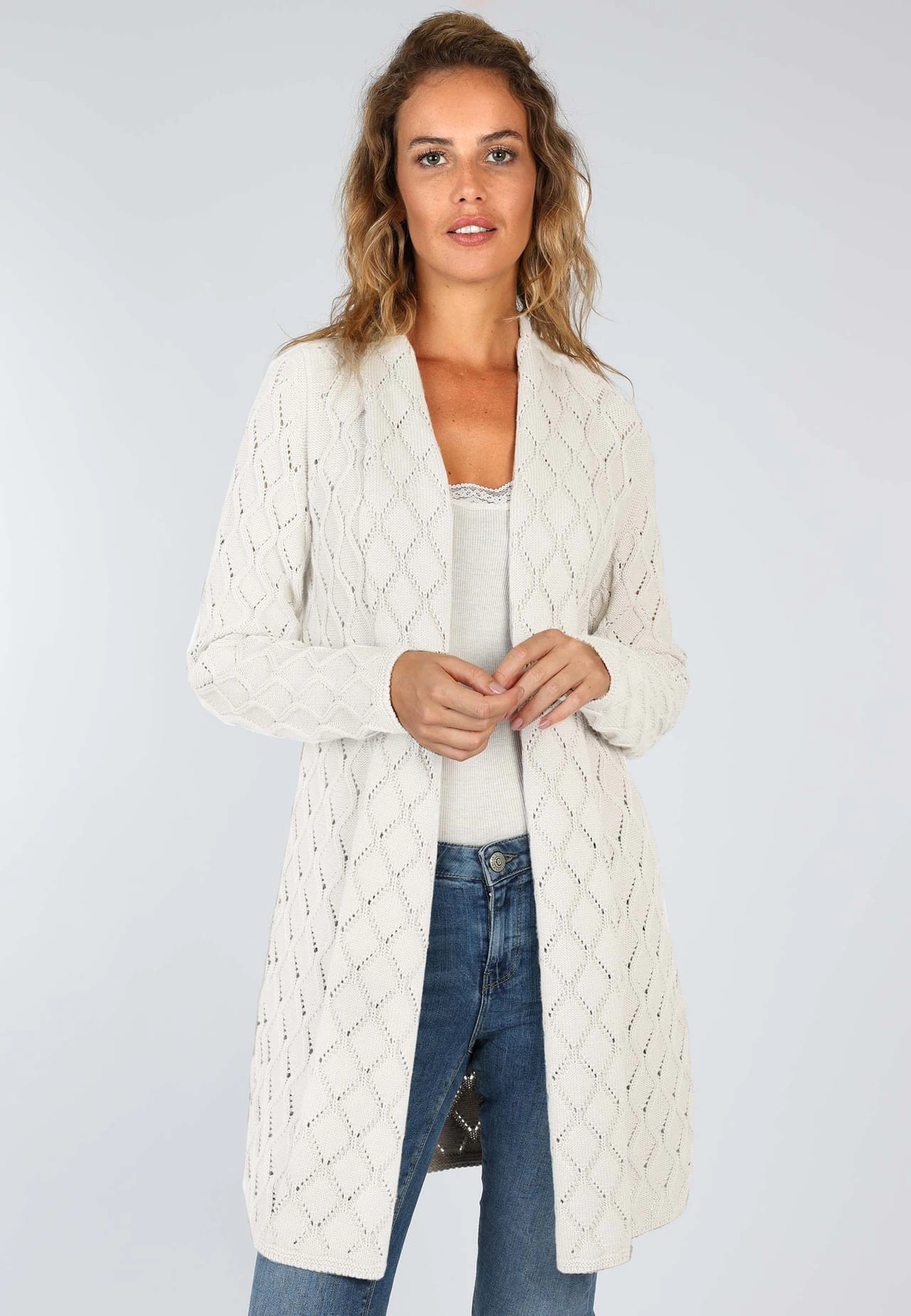 Strickjacke Ebbie - Ivory
