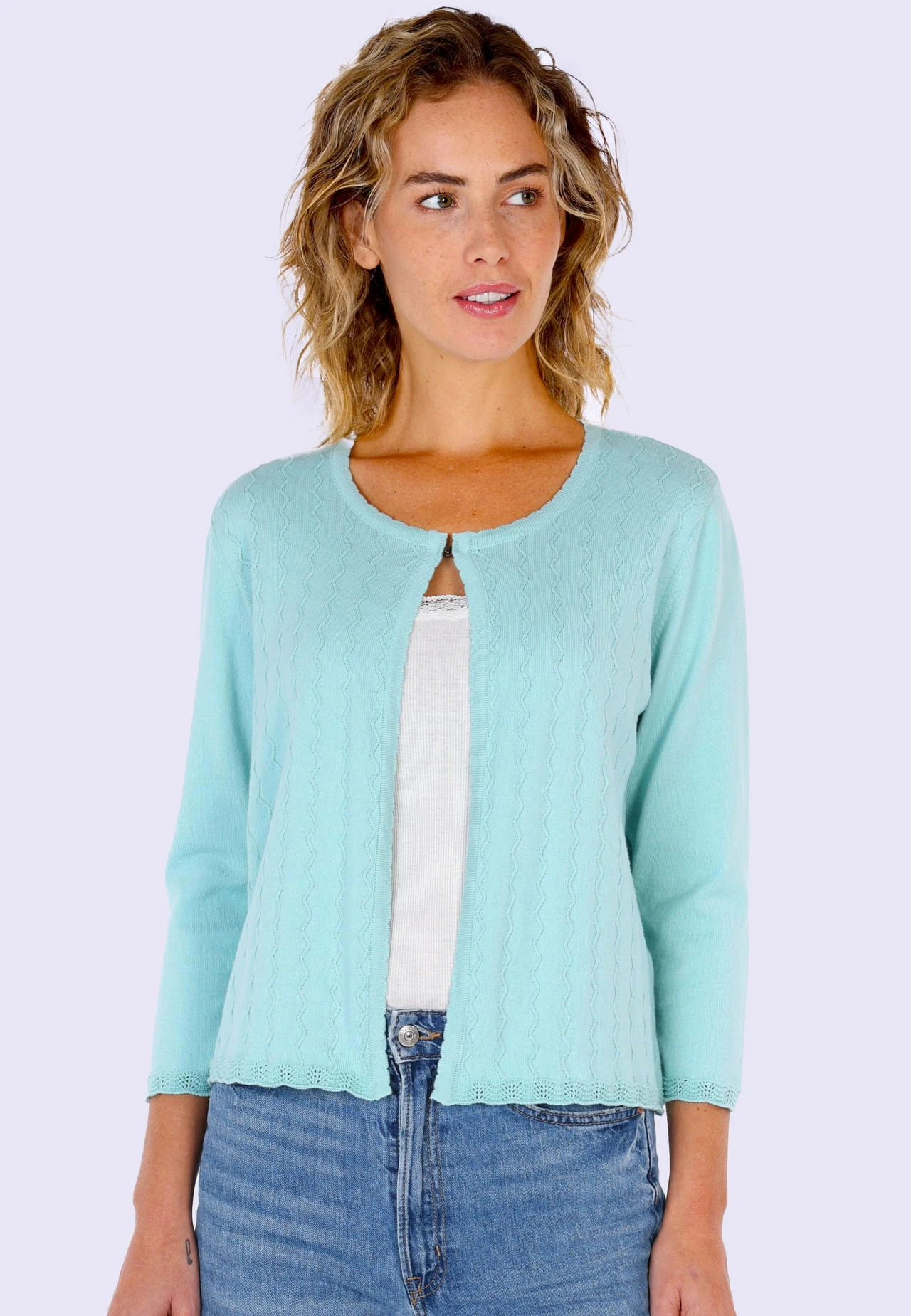 Strickjacke Rixa - Pastel Blue