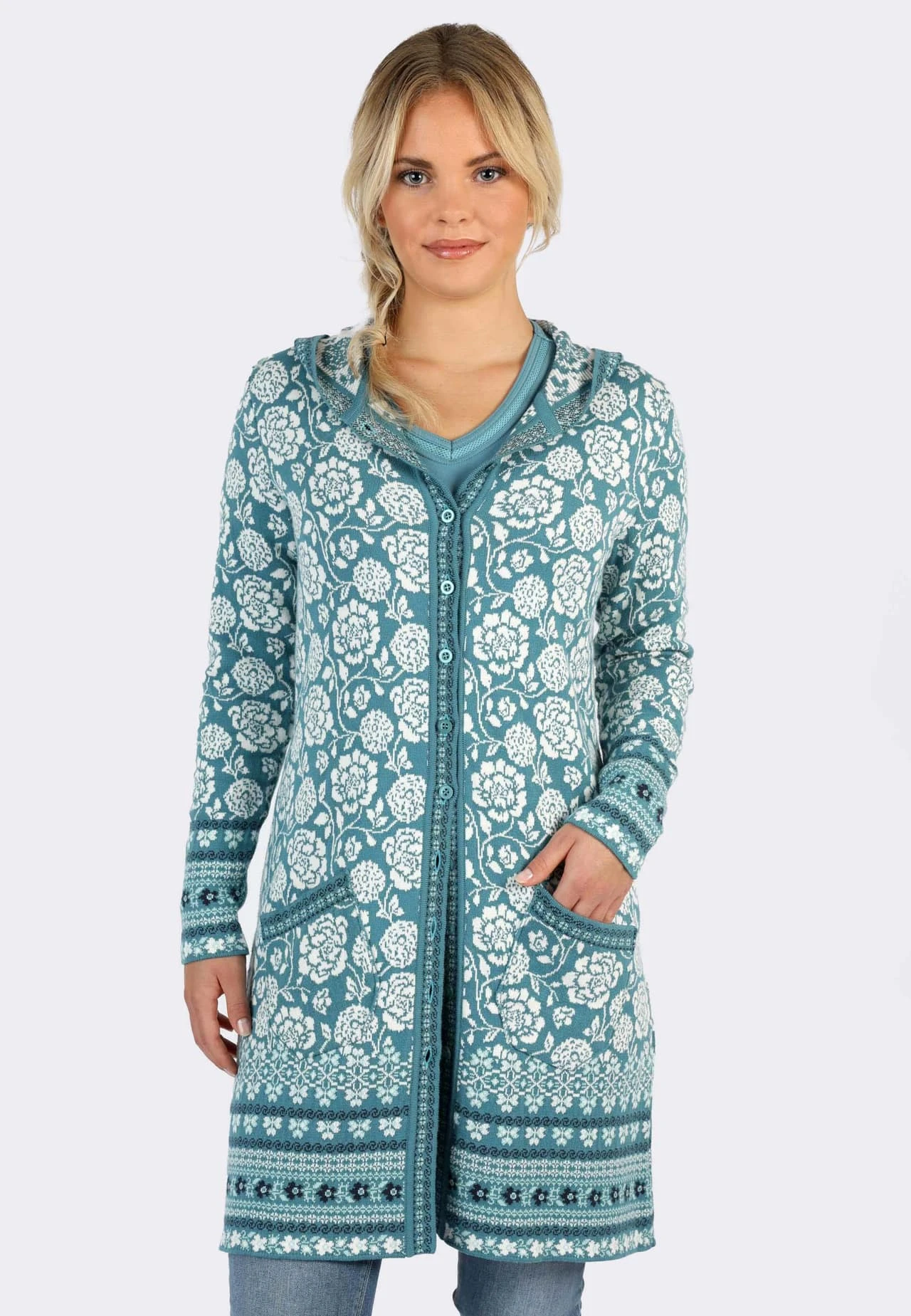 Strickmantel Glory- Peace