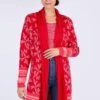 Strickjacke Fredoline - Rubin