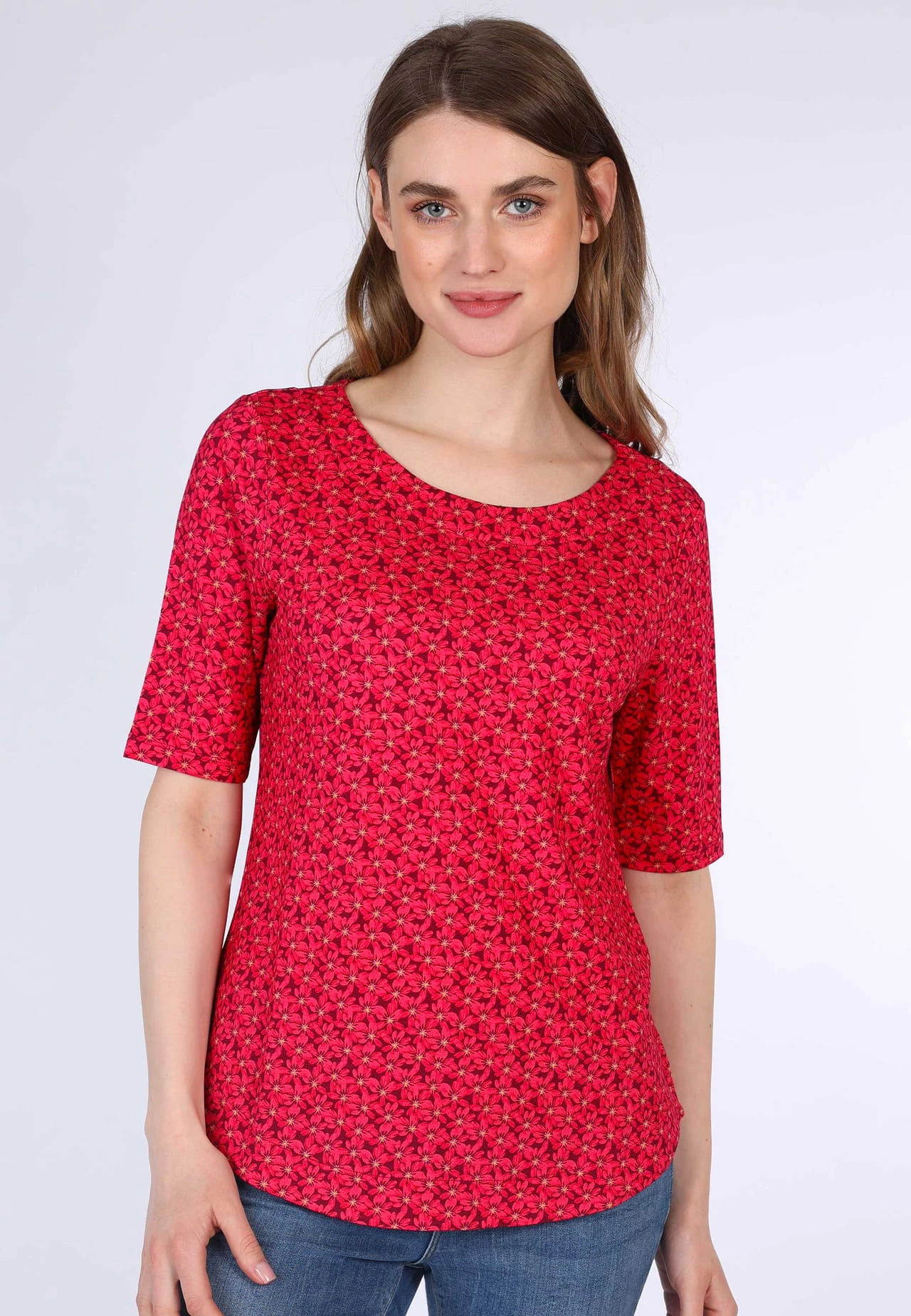 T-Shirt Nini Flower Field- Azalea