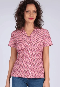 Bluse Celestina Spring Feather - Magenta