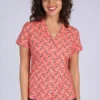Bluse Celestina Little Flower - Peach