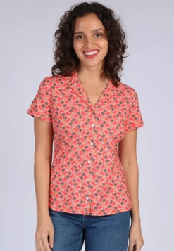 Bluse Celestina Little Flower - Peach